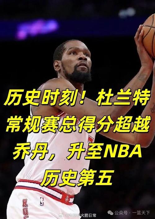 超神之路预警杜兰特总得分仅差26分超越乔丹进入NBA历史前五