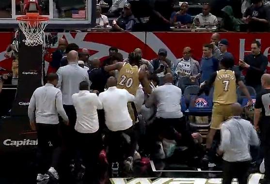 雷霆vs奇才斗殴罚单：米切尔&尚帕尼均被停赛1场杰林等3人遭罚款