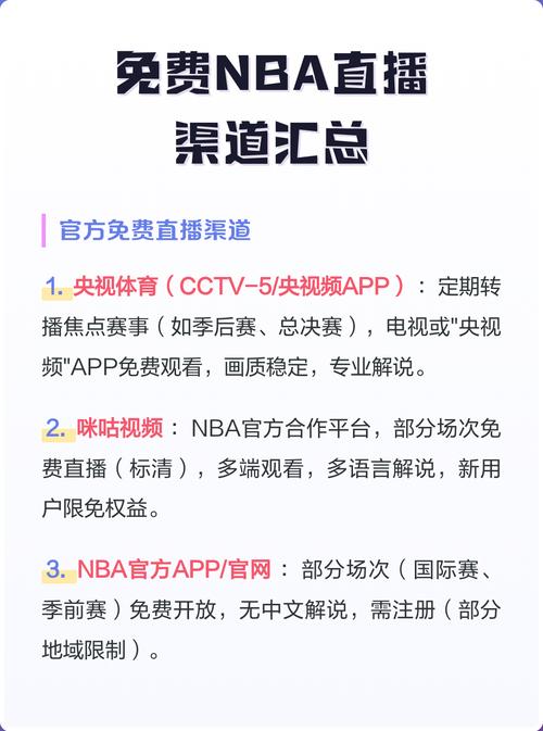 哪里可以看nba免费第一直播，2021哪里可以看nba直播？