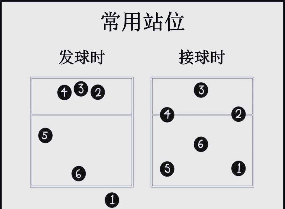 球队获得发球权队员应按照什么方向轮转位置，发球队员得分为 分时,应在左发球区发球？